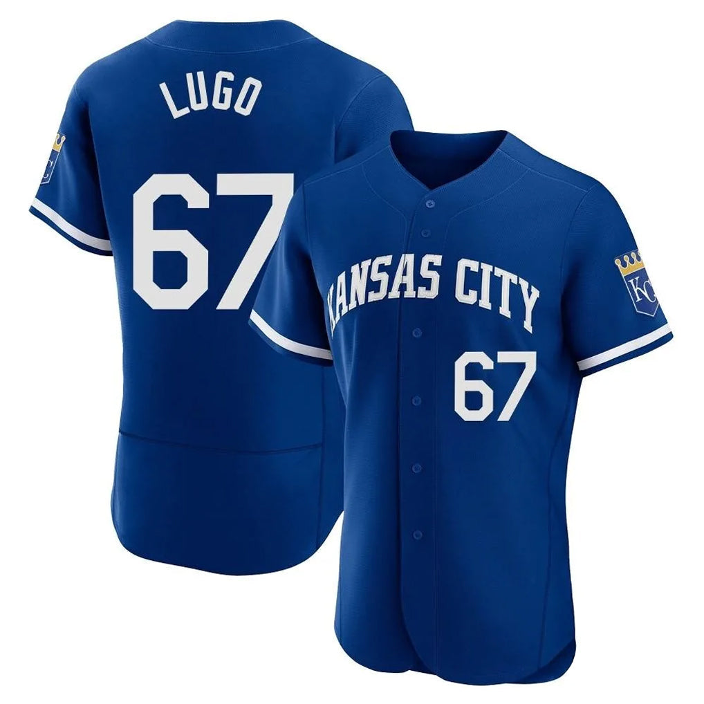 Cooneas KC.Royals #67 Seth Lugo Player Royal Limited Elite Home Stitched Jerseys