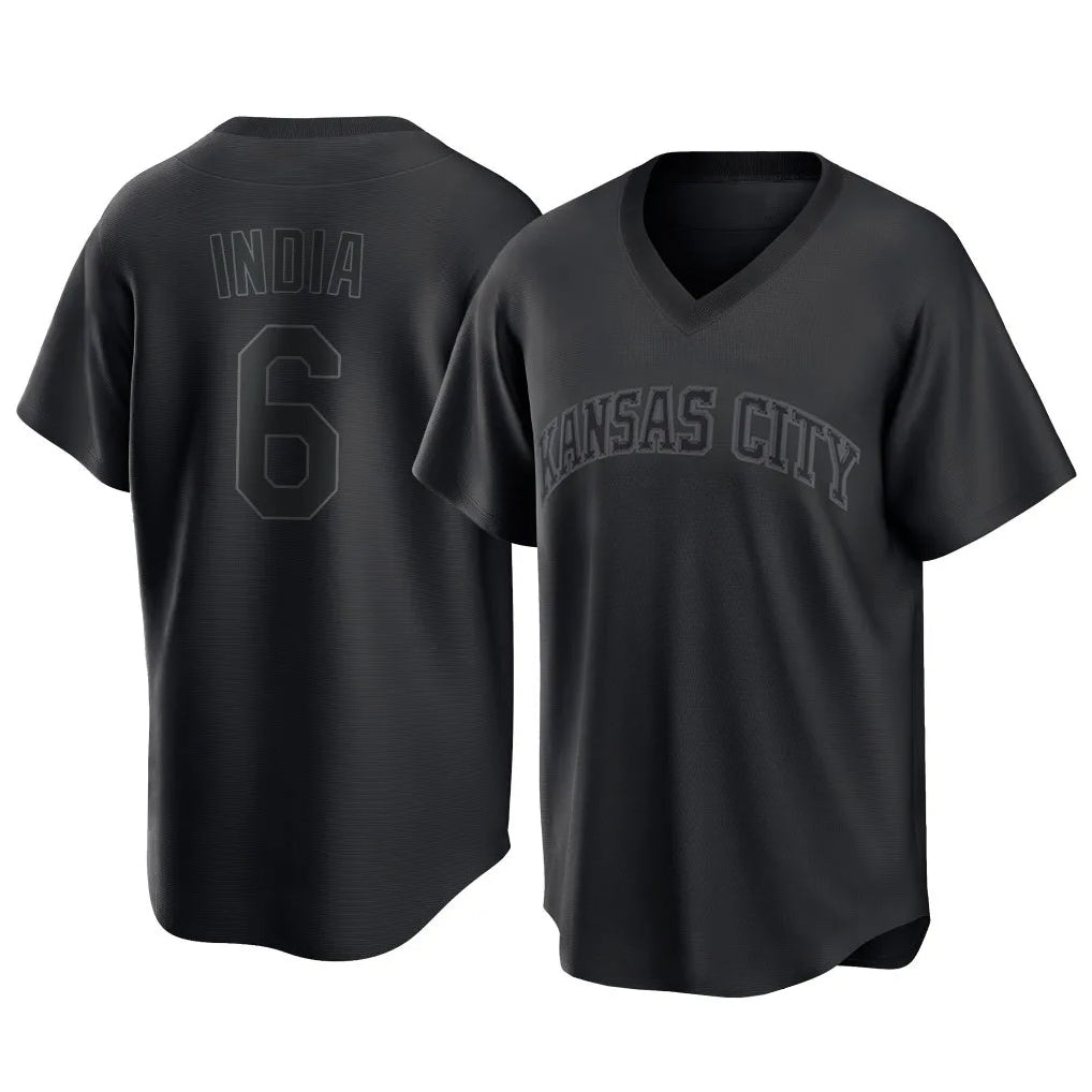 Cooneas KC.Royals #6 Jonathan India Player Black Fashion Game Stitched Jerseys