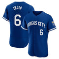 Cooneas KC.Royals #6 Jonathan India Player Royal Limited Elite Home Stitched Jerseys