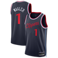 Cooneas LA.Clippers #1 Keaton Wagler Navy Swingman Stitched Jerseys - Icon Edition