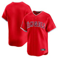 Cooneas LA.Angels Red Home Limited Blank Player Stitched Jerseys