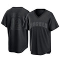 Cooneas LA.Angels #12 Jorge Soler Player Black Pitch Fashion T-shirt Stitched Jerseys