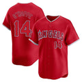 Cooneas LA.Angels #14 Logan O'Hoppe Player Red Home Limited Stitched Jerseys