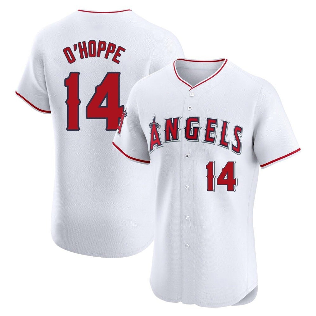 Cooneas LA.Angels #14 Logan O'Hoppe Player White Limited Elite Stitched Home Jerseys