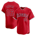 Cooneas LA.Angels #16 Yusei Kikuchi Player Red Home Limited Stitched Jerseys