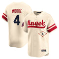 Cooneas LA.Angels #4 Christian Moore Player Cream City Connect Limited Home Stitched Jerseys