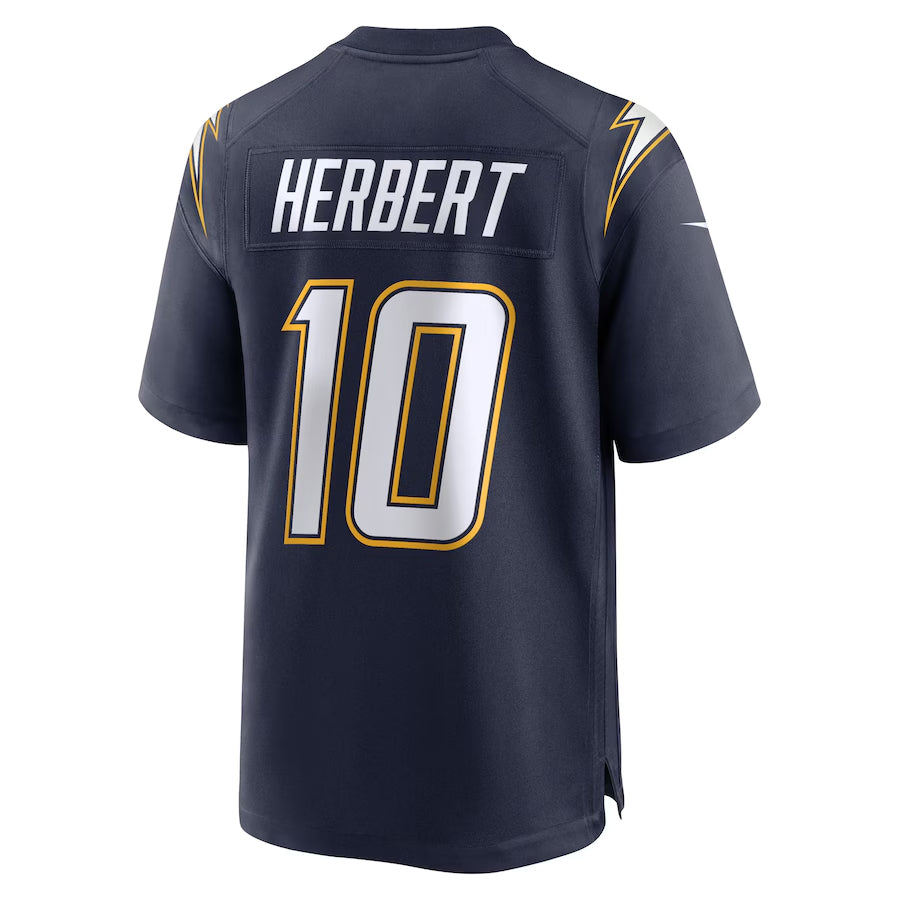 Cooneas LA.Chargers #10 Justin Herbert Player Navy Home Game Stitched Jerseys