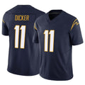 Cooneas LA.Chargers #11 Cameron Dicker Player Navy Limited Vapor F.U.S.E. Home Game Stitched Jerseys