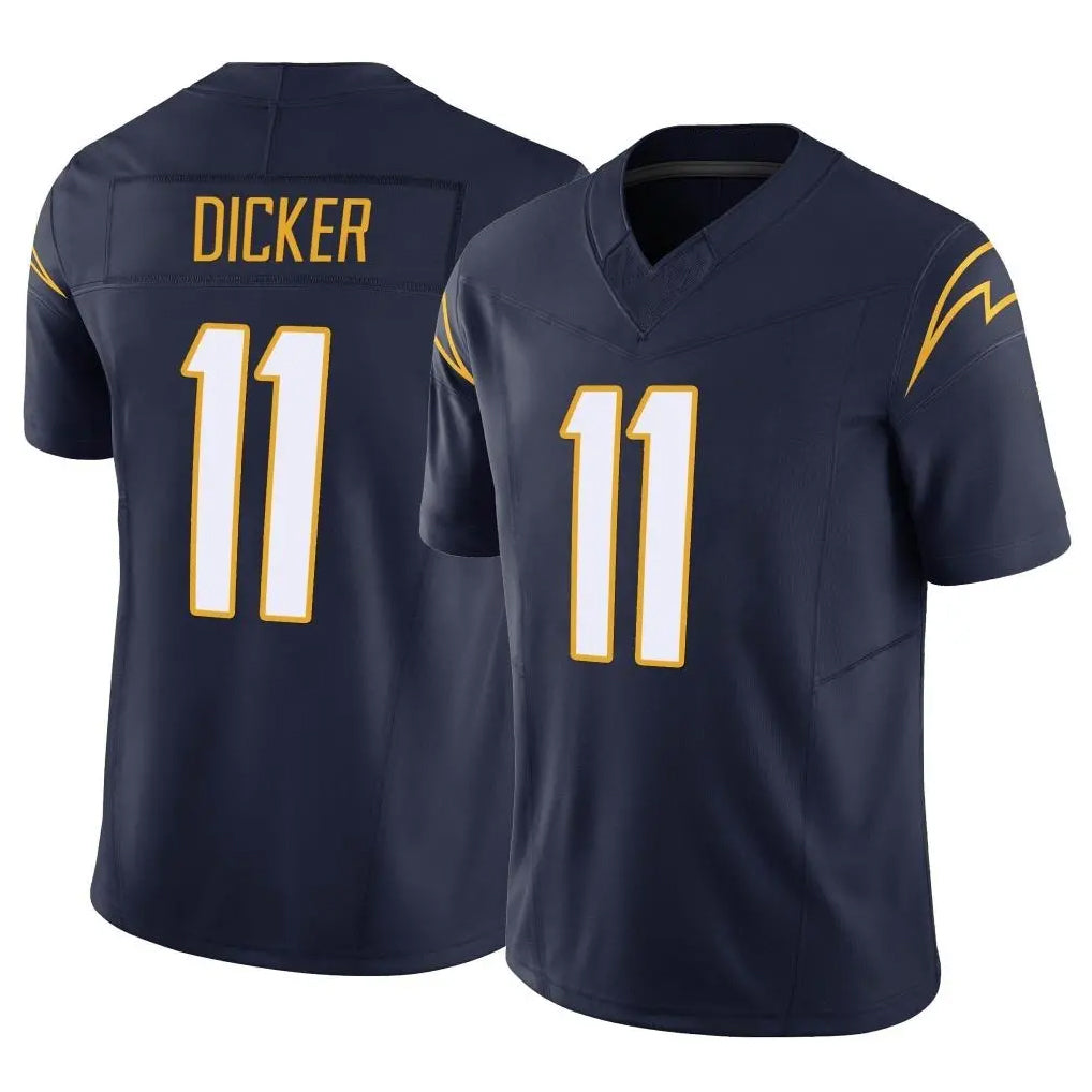 Cooneas LA.Chargers #11 Cameron Dicker Player Navy Limited Vapor F.U.S.E. Home Game Stitched Jerseys