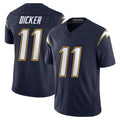 Cooneas LA.Chargers #11 Cameron Dicker Player Navy Vapor F.U.S.E. Limited Home Game Stitched Jerseys