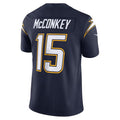 Cooneas LA.Chargers #15 Ladd McConkey Navy Vapor F.U.S.E. Limited Stitched Jerseys