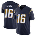 Cooneas LA.Chargers #16 J.K. Scott Player Navy Vapor F.U.S.E. Limited Home Game Stitched Jerseys