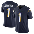 Cooneas LA.Chargers #1 Quentin Johnston Player Navy Vapor F.U.S.E. Limited Home Game Stitched Jerseys