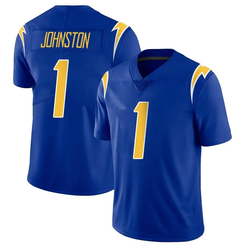 Cooneas LA.Chargers #1 Quentin Johnston Player Royal Limited Vapor Home Game Stitched Jerseys