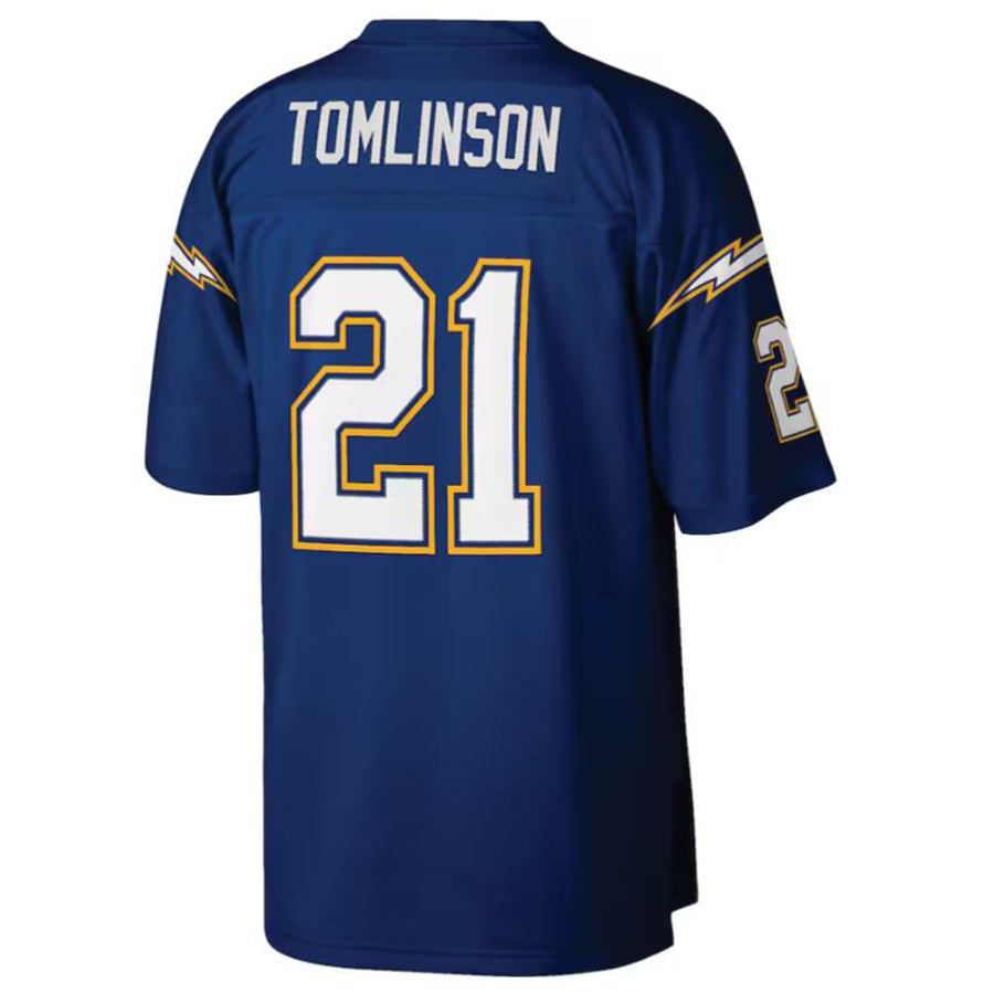Cooneas LA.Chargers #21 LaDainian Tomlinson Mitchell & Ness Navy Retired Player Legacy Replica Jersey Stitched Jerseys