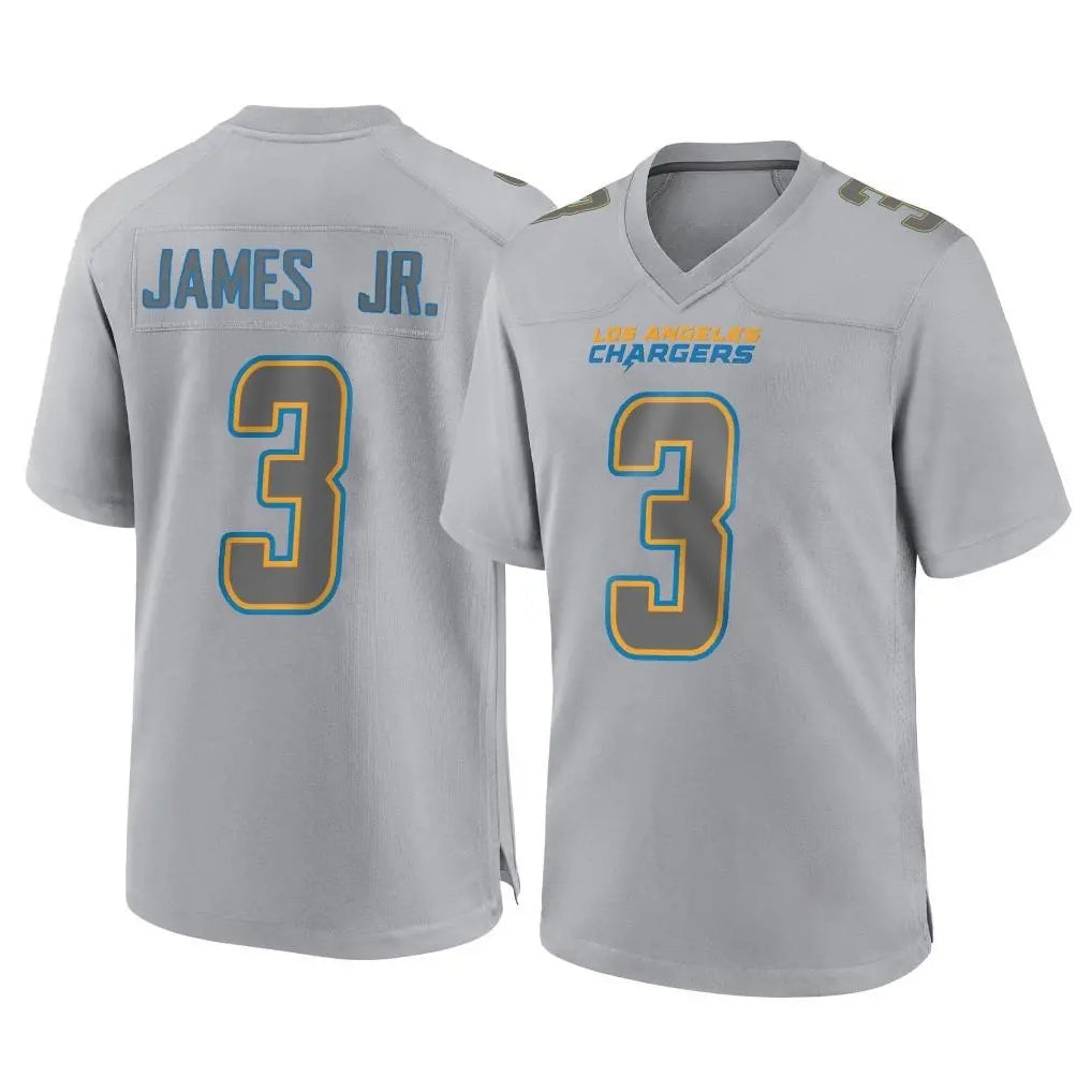 Cooneas LA.Chargers #3 Derwin James Jr. Player Gray Atmosphere Fashion Home Game Stitched Jerseys