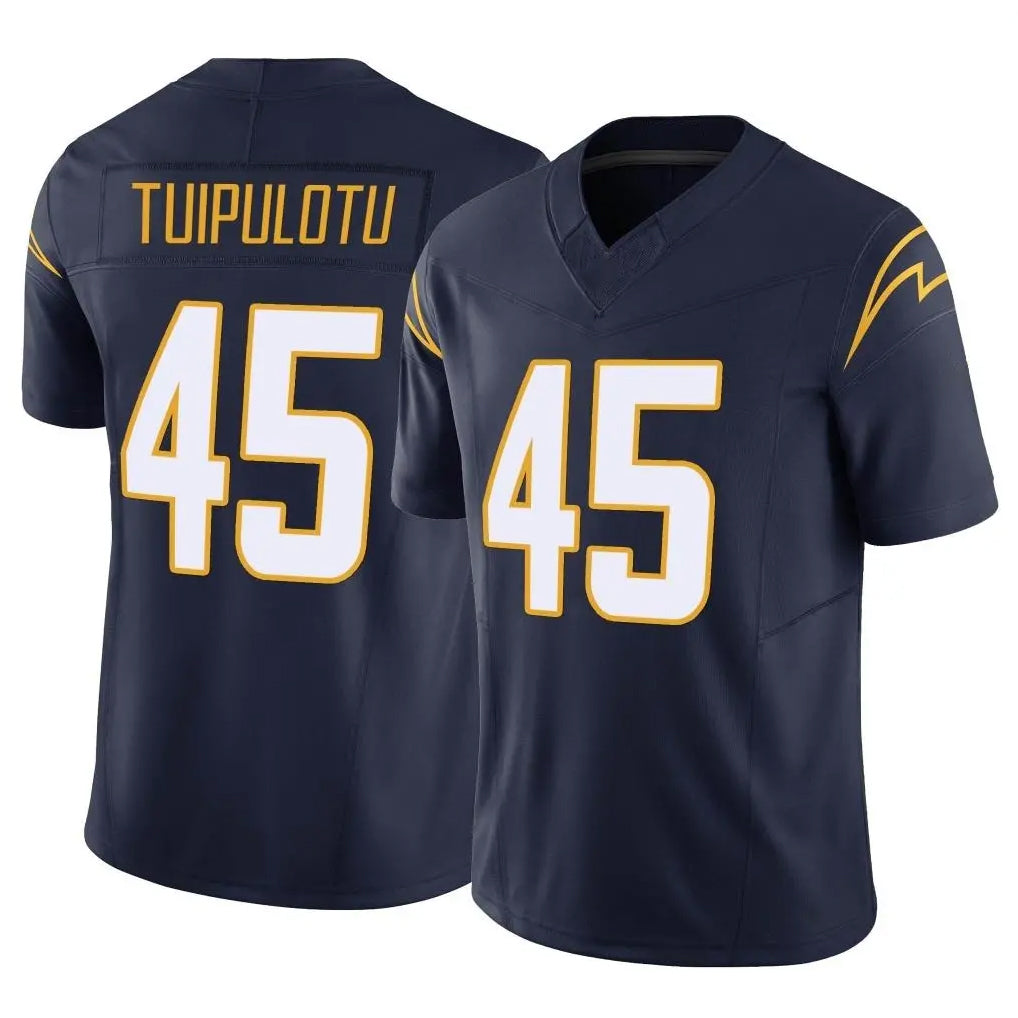 Cooneas LA.Chargers #45 Tuli Tuipulotu Player Navy Limited Vapor F.U.S.E. Home Game Stitched Jerseys