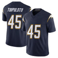 Cooneas LA.Chargers #45 Tuli Tuipulotu Player Navy Vapor F.U.S.E. Limited Home Game Stitched Jerseys
