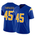 Cooneas LA.Chargers #45 Tuli Tuipulotu Player Royal Limited Vapor F.U.S.E. Home Game Stitched Jerseys