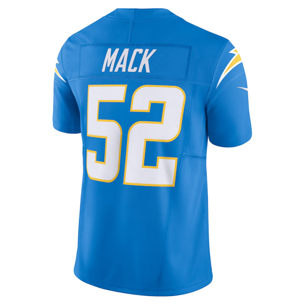 Cooneas LA.Chargers #52 Khalil Mack Player Powder Blue Vapor F.U.S.E. Limited Stitched Jerseys