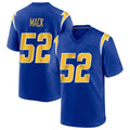 Cooneas LA.Chargers #52 Khalil Mack Player Royal Home Game Stitched Jerseys