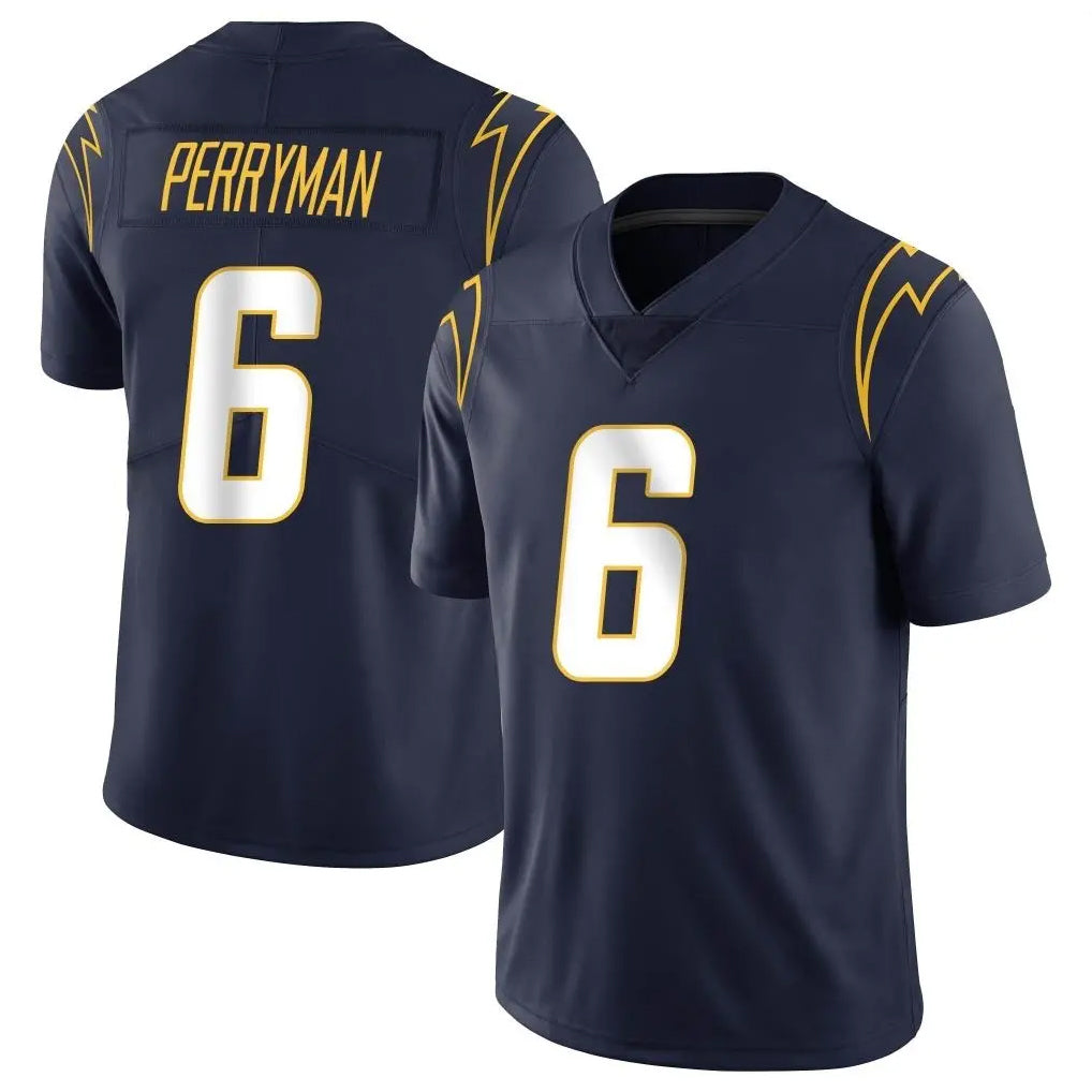 Cooneas LA.Chargers #6 Denzel Perryman Player Navy Limited Vapor Untouchable Home Game Stitched Jerseys
