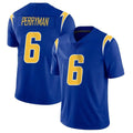Cooneas LA.Chargers #6 Denzel Perryman Player Royal Limited Vapor Home Game Stitched Jerseys