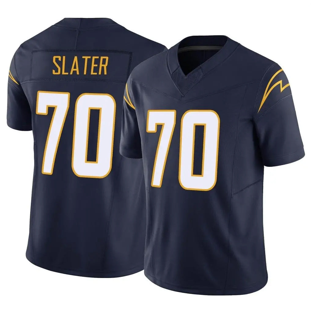 Cooneas LA.Chargers #70 Rashawn Slater Player Navy Limited Vapor F.U.S.E. Home Game Stitched Jerseys