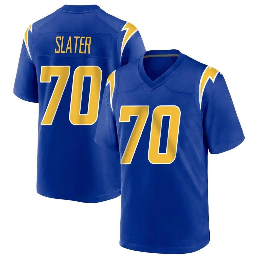 Cooneas LA.Chargers #70 Rashawn Slater Player Royal Home Game Stitched Jerseys