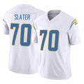 Cooneas LA.Chargers #70 Rashawn Slater Player White Limited Vapor F.U.S.E. Home Game Stitched Jerseys