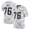 Cooneas LA.Chargers #76 Joe Alt Player Arctic Camo Salute To Service Limited Game Stitched Jerseys