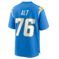Cooneas LA.Chargers #76 Joe Alt Powder Blue 2024 Draft First Round Pick Player Game Jersey Stitched Jerseys
