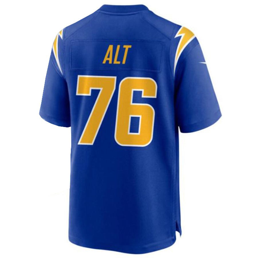 Cooneas LA.Chargers #76 Joe Alt Royal Alternate Player Game Jersey American Stitched Jersey