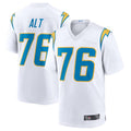 Cooneas LA.Chargers #76 Joe Alt White 2024 Draft First Round Pick Player Game Jersey American Stitched Jerseys