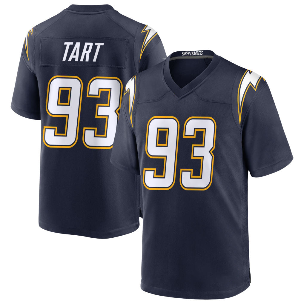 Cooneas LA.Chargers #93 Teair Tart Player Navy Alternate Home Game Stitched Jerseys