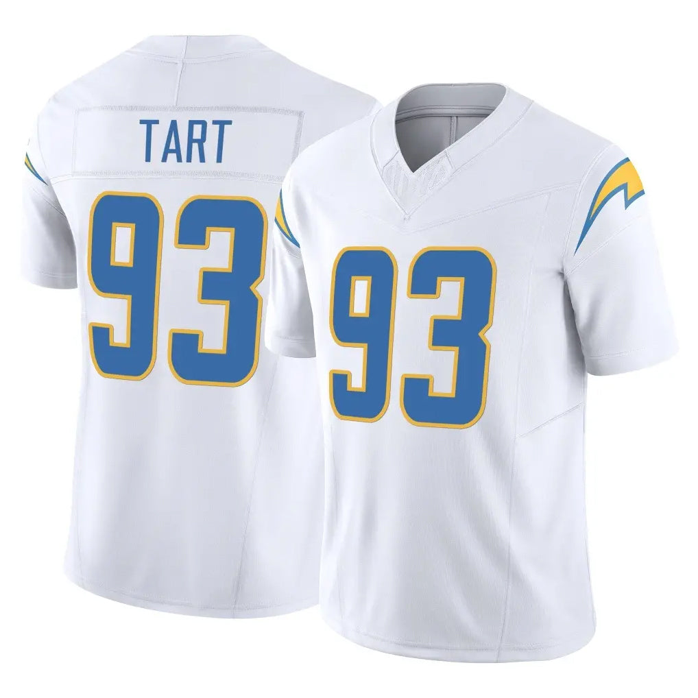 Cooneas LA.Chargers #93 Teair Tart Player White Limited Vapor F.U.S.E. Home Game Stitched Jerseys