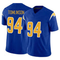 Cooneas LA.Chargers #94 Dalvin Tomlinson Player Royal Limited Vapor F.U.S.E. Home Game Stitched Jerseys