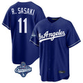 Cooneas LA.Dodgers #11 Roki Sasaki Player Royal World Series Meet Game Stitched Jerseys