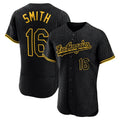 Cooneas LA.Dodgers #16 Will Smith Player Black Snake Skin City Limited Elite Home Stitched Jerseys