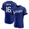 Cooneas LA.Dodgers #16 Will Smith Player Royal City Connect Elite Home Stitched Jerseys