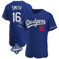 Cooneas LA.Dodgers #16 Will Smith Player Royal World Series Meet Limited Elite Home Stitched Jerseys