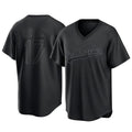 Cooneas LA.Dodgers #17 Shohei Ohtani Player Black Pitch Fashion T-shirt Stitched Jerseys
