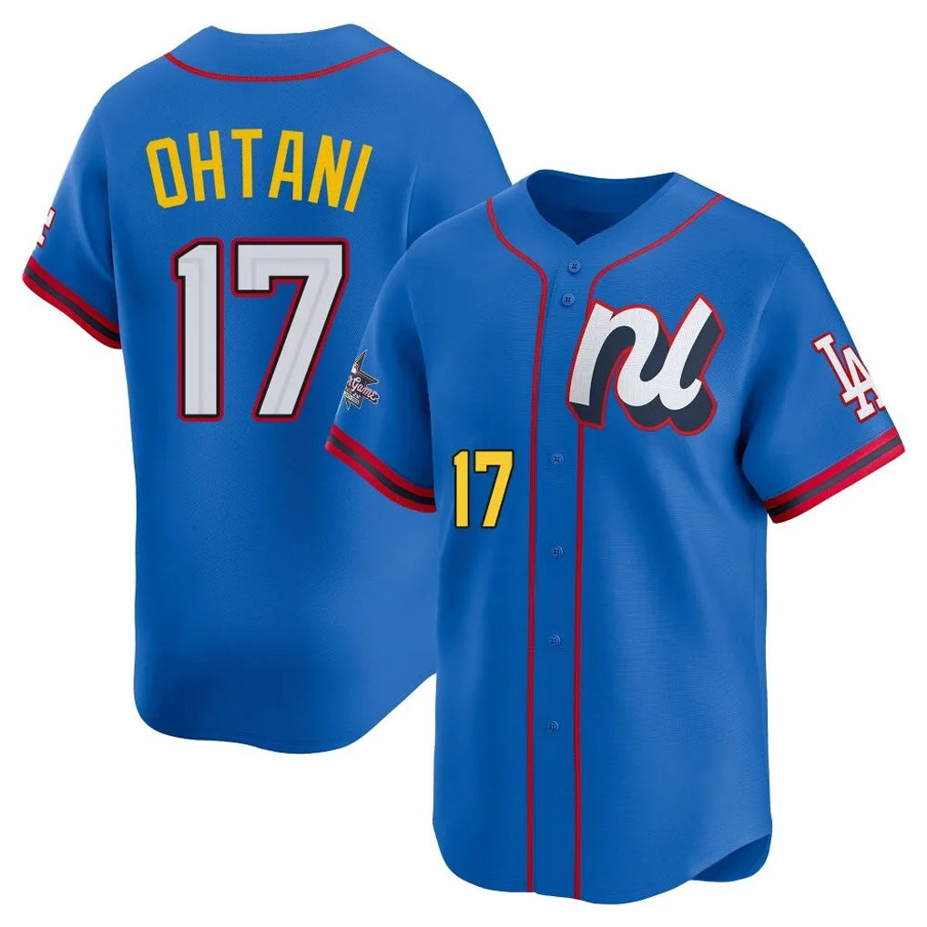 CooneasLA.Dodgers #17 Shohei Ohtani Player Blue All-Star Limited Home Stitched Jerseys