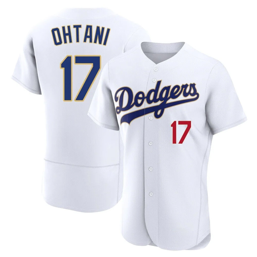 Cooneas LA.Dodgers #17 Shohei Ohtani Player Gold White 2026 Collection Stadium Limited Elite Stitched Jerseys