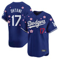 Cooneas LA.Dodgers #17 Shohei Ohtani Player Royal Tokyo Series Vapor Premier Limited Stitched Jerseys