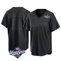 Cooneas LA.Dodgers #18 Yoshinobu Yamamoto Player Black World Series Pitch Fashion T-shirt Stitched Jerseys
