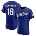 Cooneas LA.Dodgers #18 Yoshinobu Yamamoto Player Royal City Connect Elite Home Stitched Jerseys