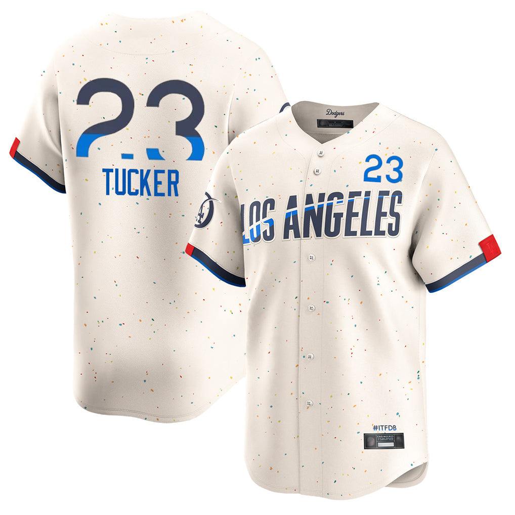 Cooneas LA.Dodgers #23 Kyle Tucker Player Cream City Connect Limited Home Stitched Jerseys