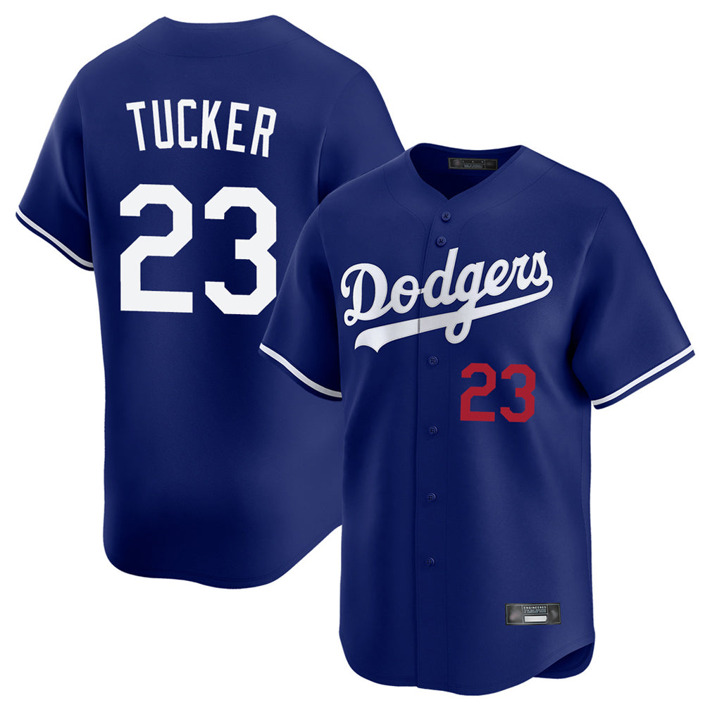 Cooneas LA.Dodgers #23 Kyle Tucker Player Royal Limited Home Stitched Jerseys