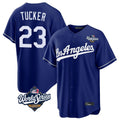 Cooneas LA.Dodgers #23 Kyle Tucker Player Royal World Series Game Stitched Jerseys